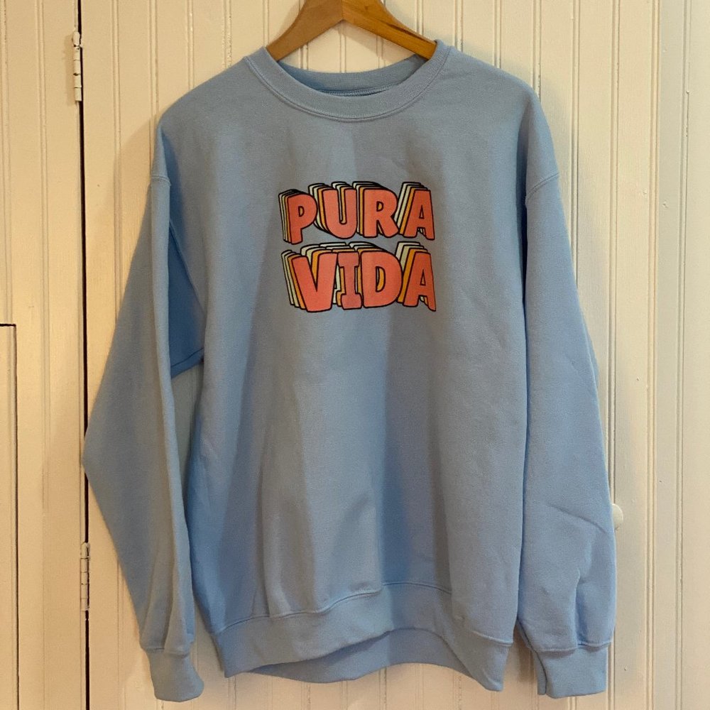 Cozy Pura Vida M Crew Neck Sweatshirt